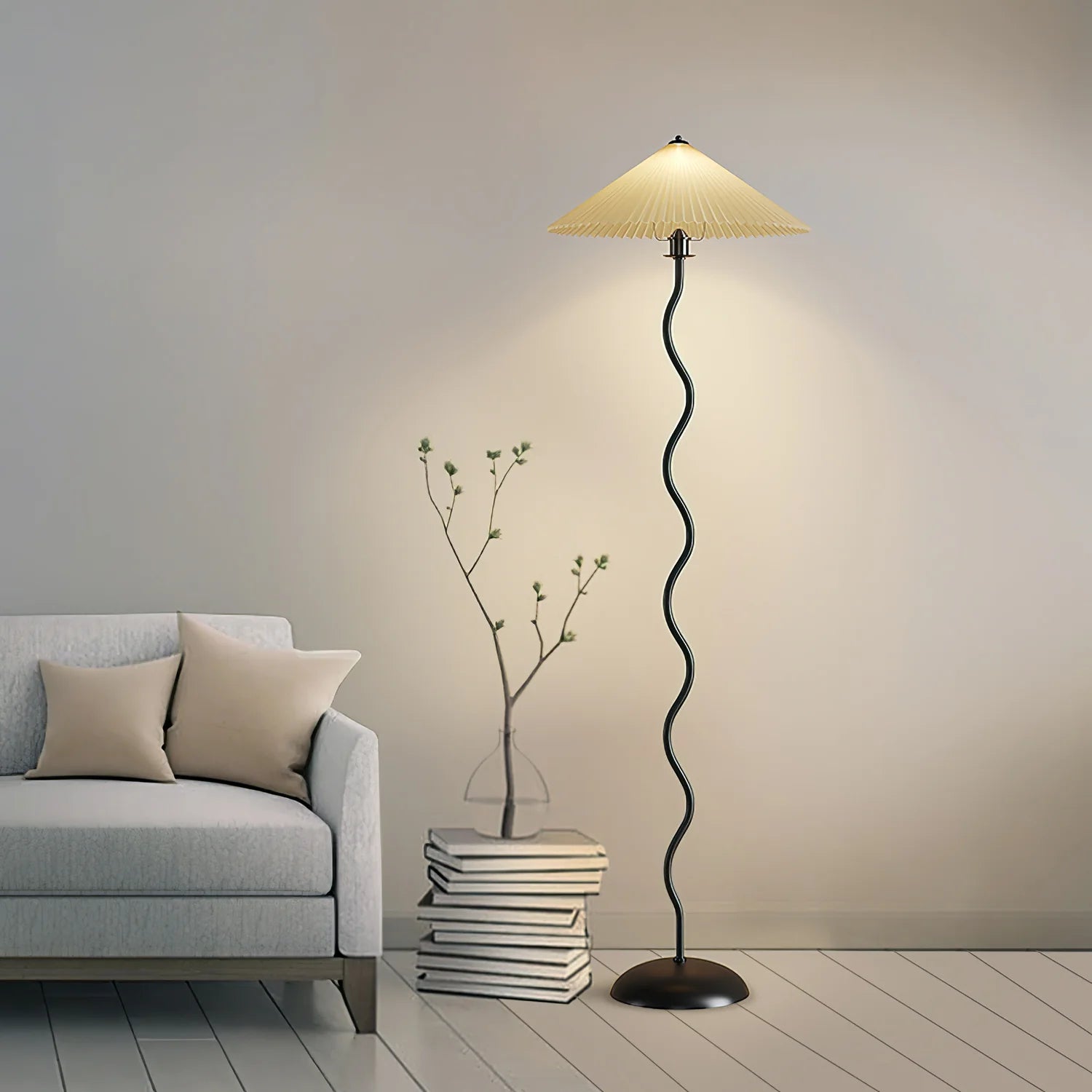 HeritagePleat Textile Floor Lamp