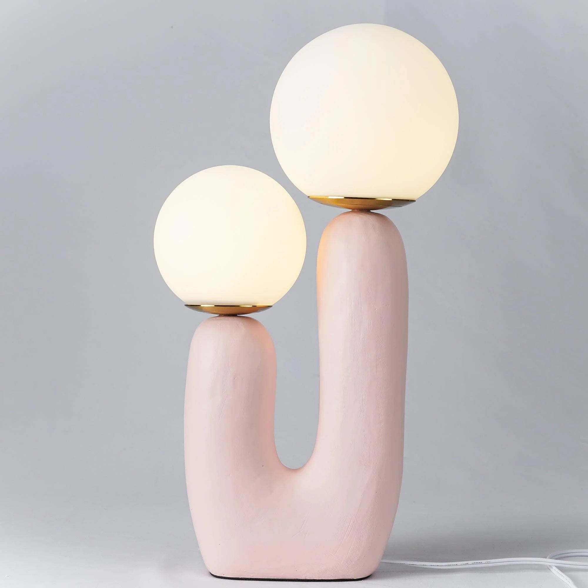 OasisSphere Glass Cactus Table Lamp