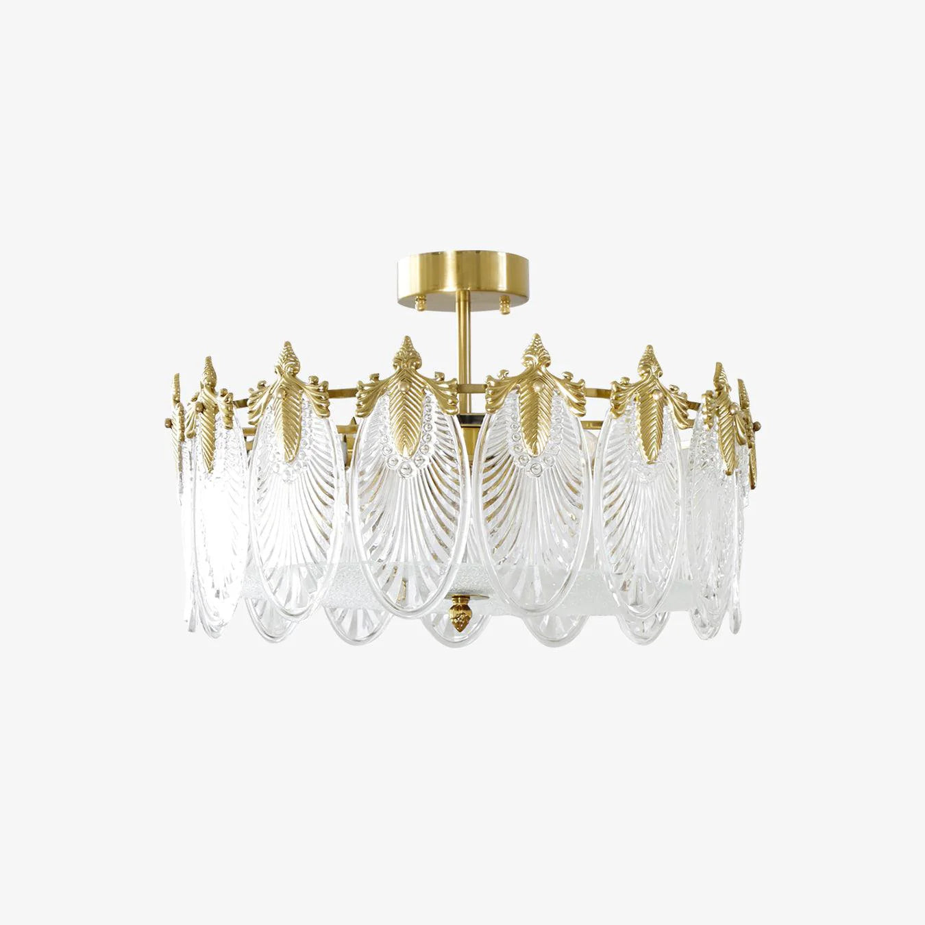 GalaxyWeave Intricate Glass Chandelier