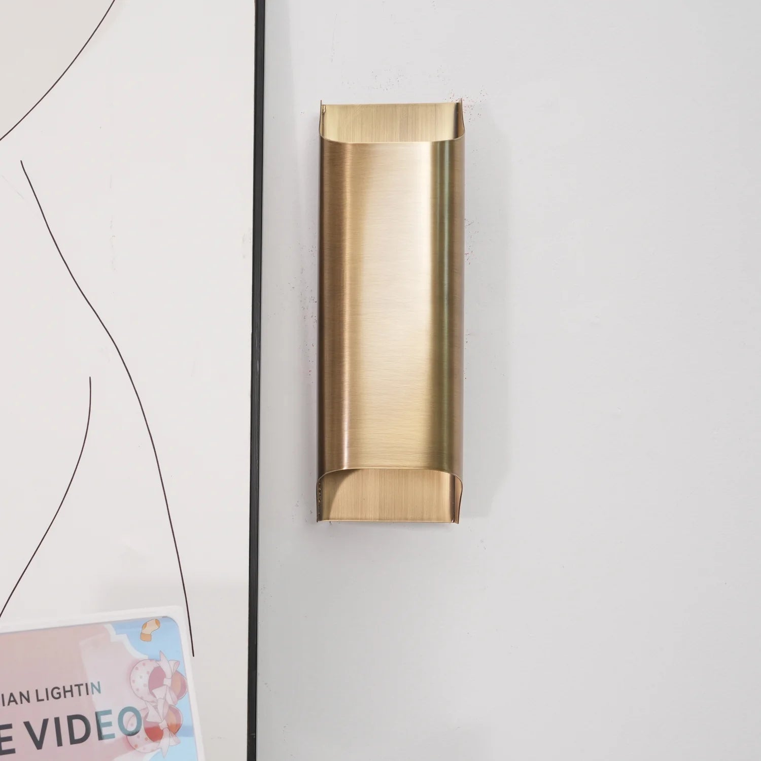 LegacyCube Brass Geometry Wall Light