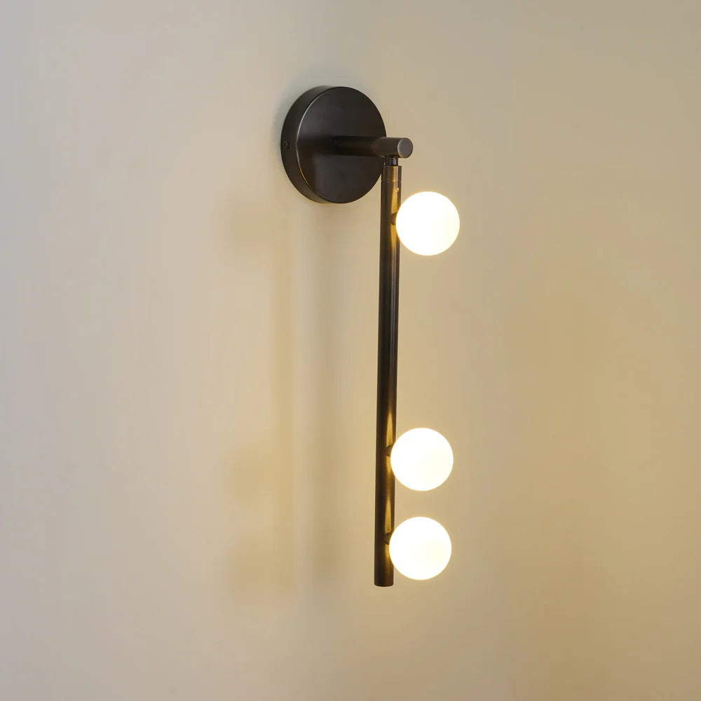 BrassLumina Glass Bar Wall Light