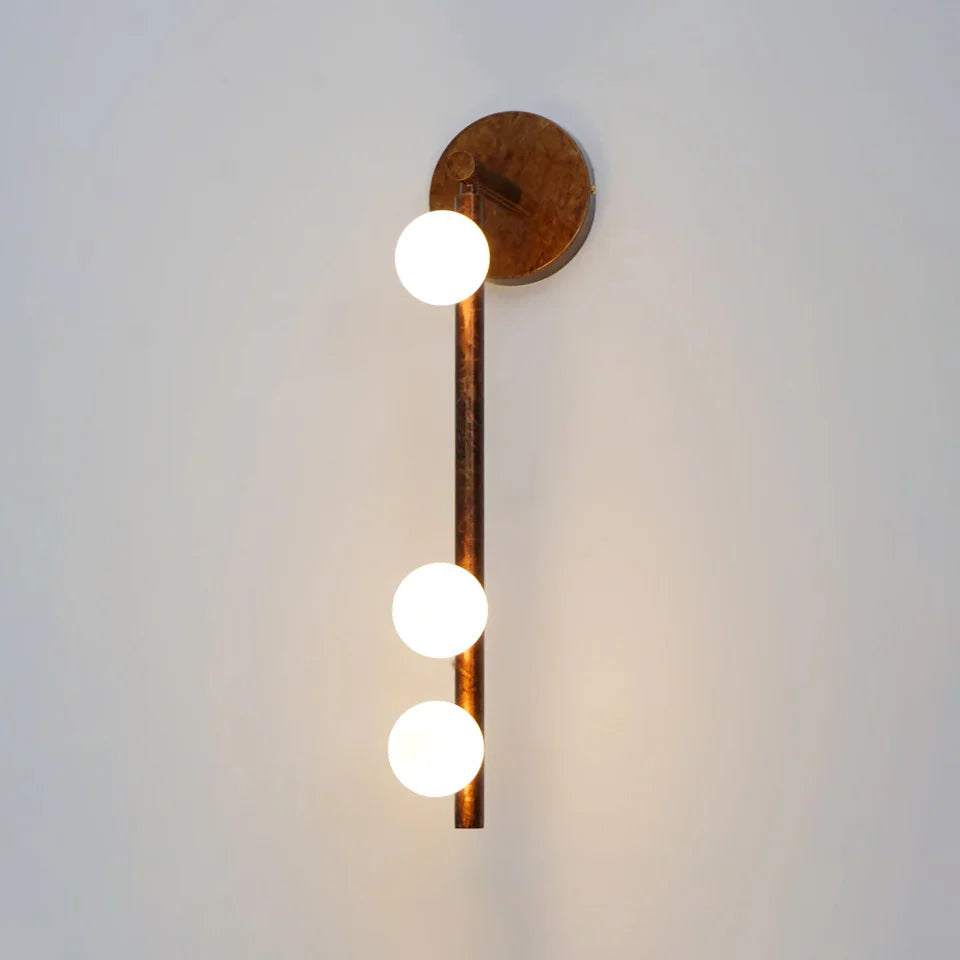 BrassLumina Glass Bar Wall Light