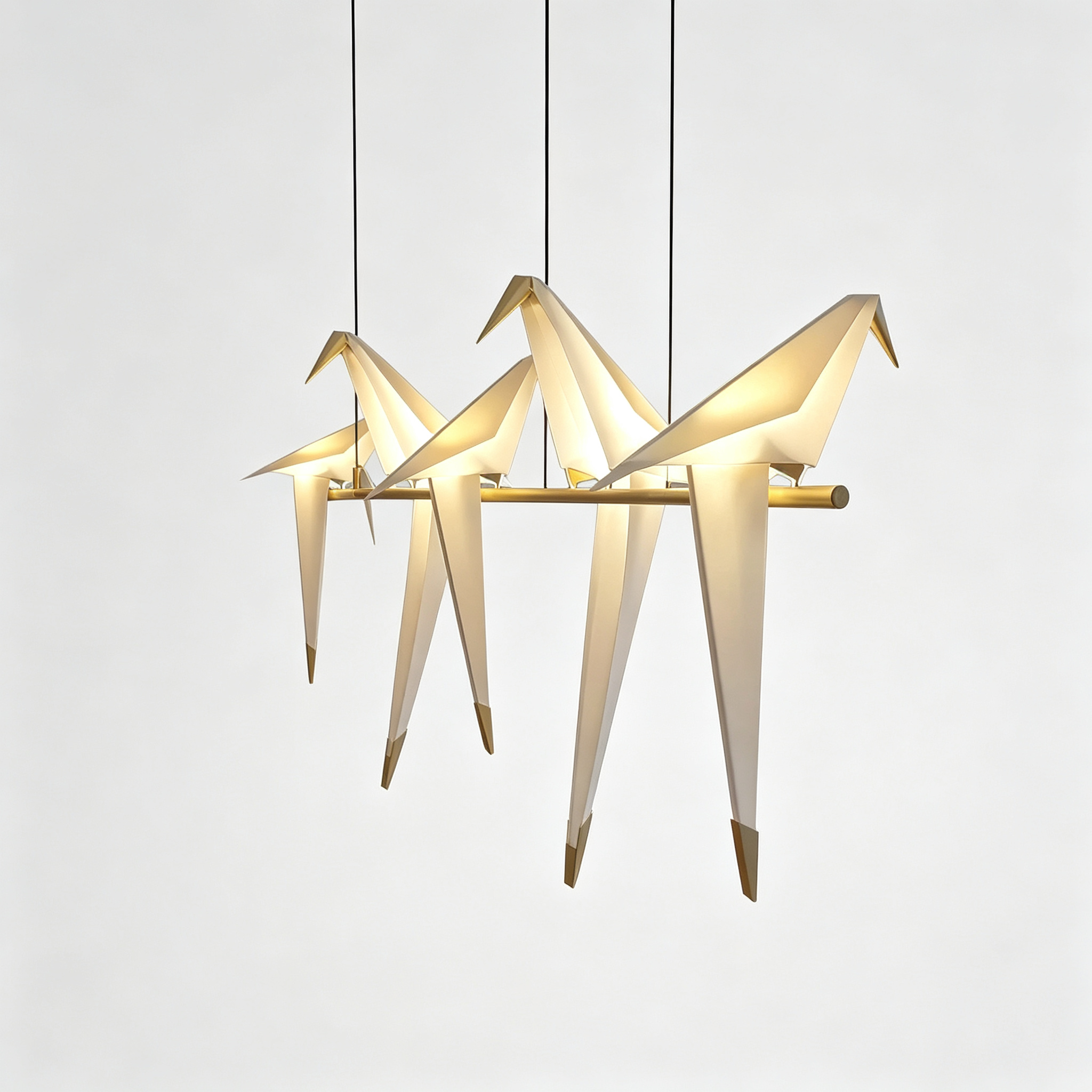 OrigamiFlight LED Bird Chandelier