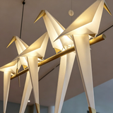 OrigamiFlight LED Bird Chandelier