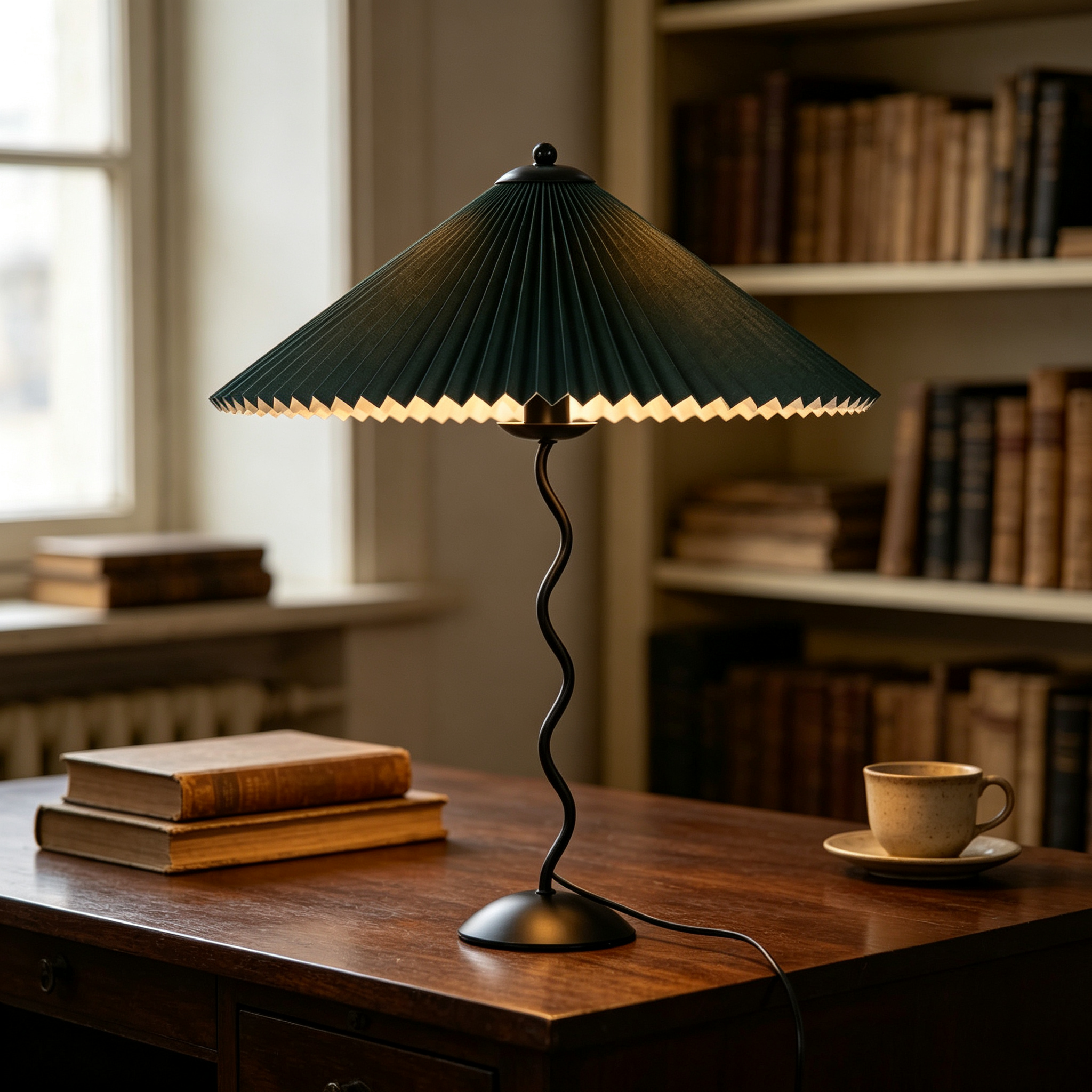 ArcRhythm Sculptural Table Lamp