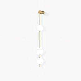 Refined Linea Orb Brass Wall Lamp