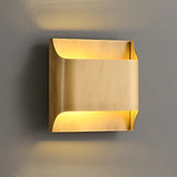 LegacyCube Brass Geometry Wall Light