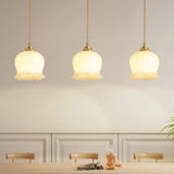 AuroraBloom Glass Pendant Light