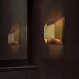 LegacyCube Brass Geometry Wall Light