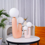 DesertOrb Botanical Glass Table Lamp