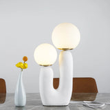 OasisSphere Glass Cactus Table Lamp