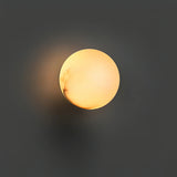 AlabasterMoon Globe Wall Sconce