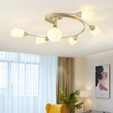 InfinityLoop Multi-Head Chandelier