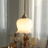 AuroraBloom Glass Pendant Light