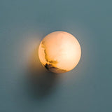 AlabasterMoon Globe Wall Sconce