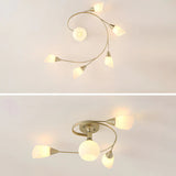 InfinityLoop Multi-Head Chandelier