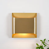 LegacyCube Brass Geometry Wall Light