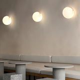 AlabasterMoon Globe Wall Sconce