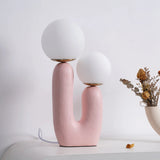 OasisSphere Glass Cactus Table Lamp