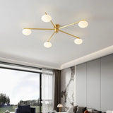 AstroAxis Linear Glass Ceiling Light
