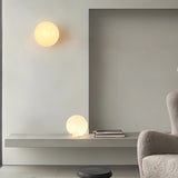 AlabasterMoon Globe Wall Sconce