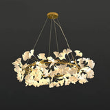 GingkoArtifact Ceramic Chandelier