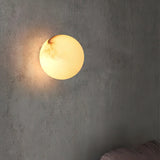 AlabasterMoon Globe Wall Sconce