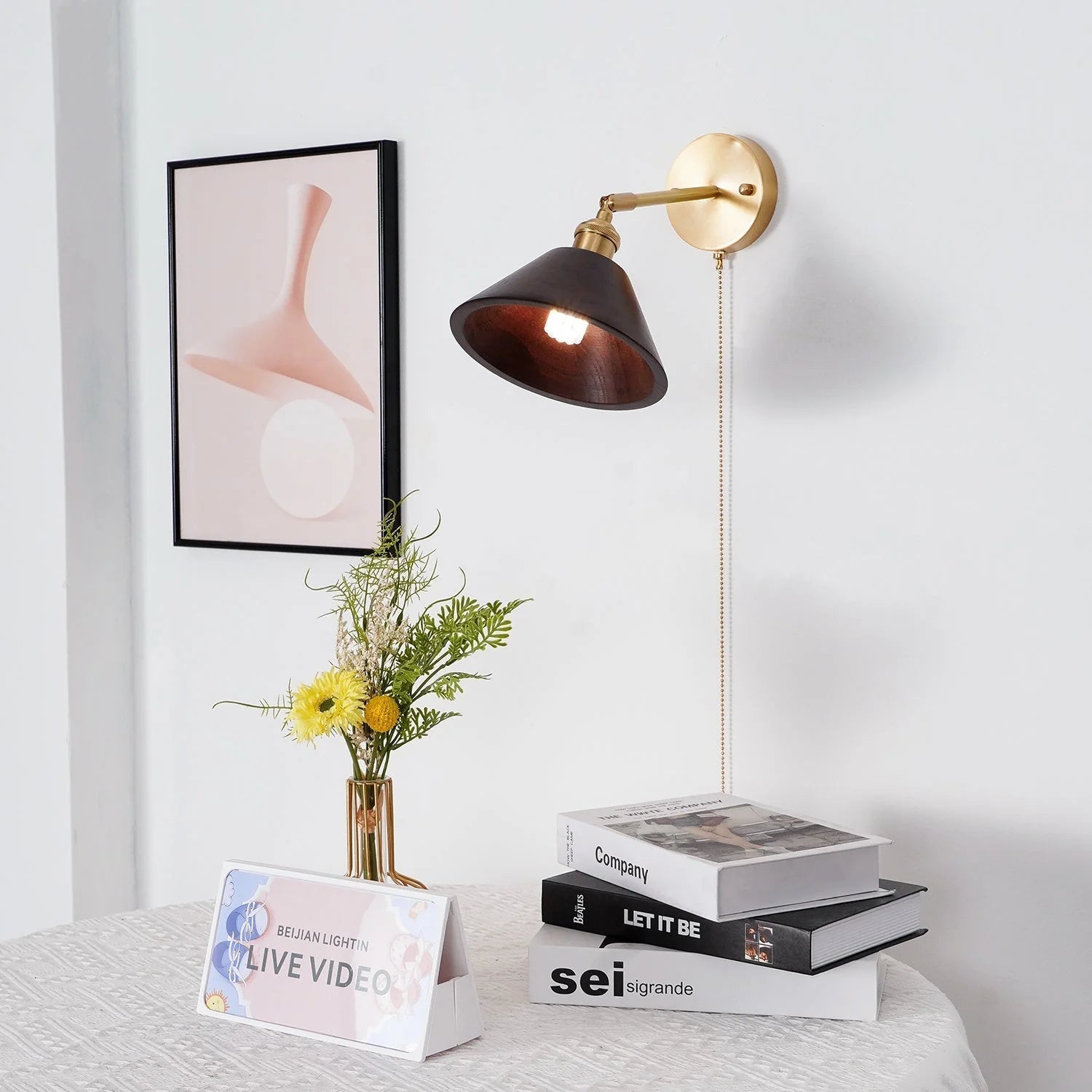 TimelessOak Chalice Wall Light