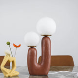 OasisSphere Glass Cactus Table Lamp