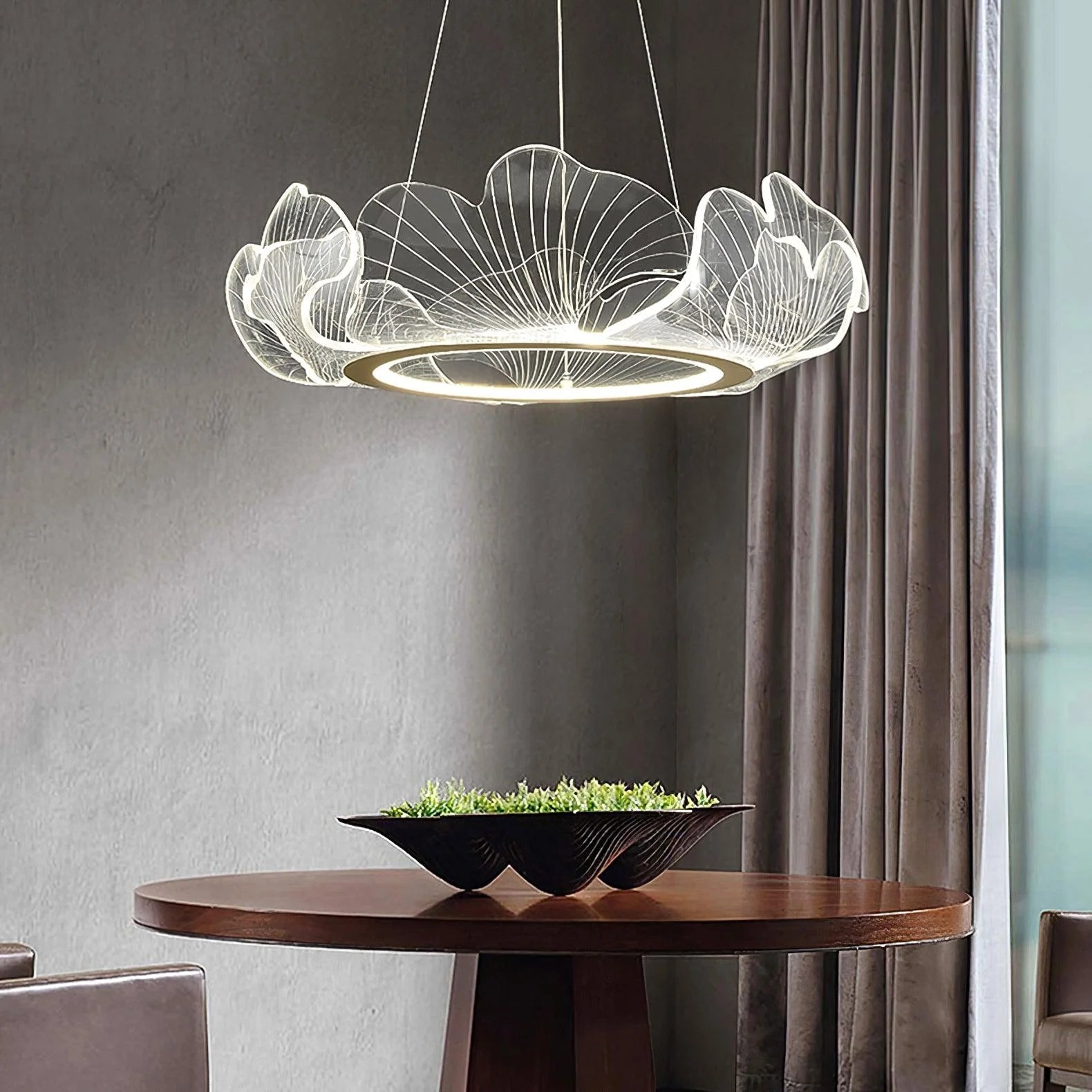 OceanicTide Azure Acrylic Chandelier