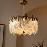 GalaxyWeave Intricate Glass Chandelier