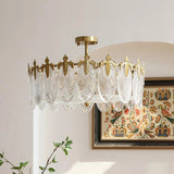 GalaxyWeave Intricate Glass Chandelier