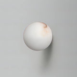 AlabasterMoon Globe Wall Sconce