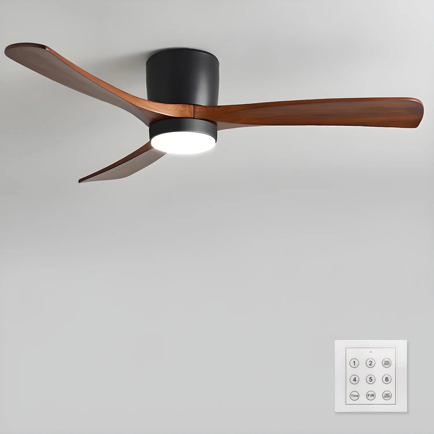 EcoAura Timber Fan Light