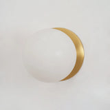 AlabasterMoon Globe Wall Sconce