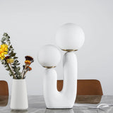 OasisSphere Glass Cactus Table Lamp