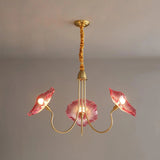 LotusZenith Crystal Glass Chandelier