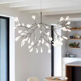 Modern Firefly-Glint Acrylic Chandelier