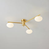 AstroAxis Linear Glass Ceiling Light