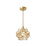 FloraMist Petal Glass Pendant