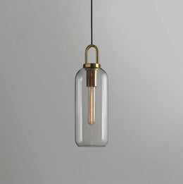 Vintage Pendulum Glass Pendant Light