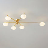 AstroAxis Linear Glass Ceiling Light