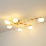 AstroAxis Linear Glass Ceiling Light