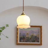 AuroraBloom Glass Pendant Light