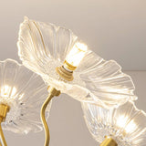 LotusZenith Crystal Glass Chandelier