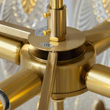 GalaxyWeave Intricate Glass Chandelier