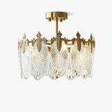 GalaxyWeave Intricate Glass Chandelier