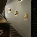 LegacyCube Brass Geometry Wall Light