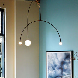 Conceptual Curve Glow Pendant Light