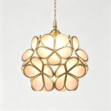 FloraMist Petal Glass Pendant